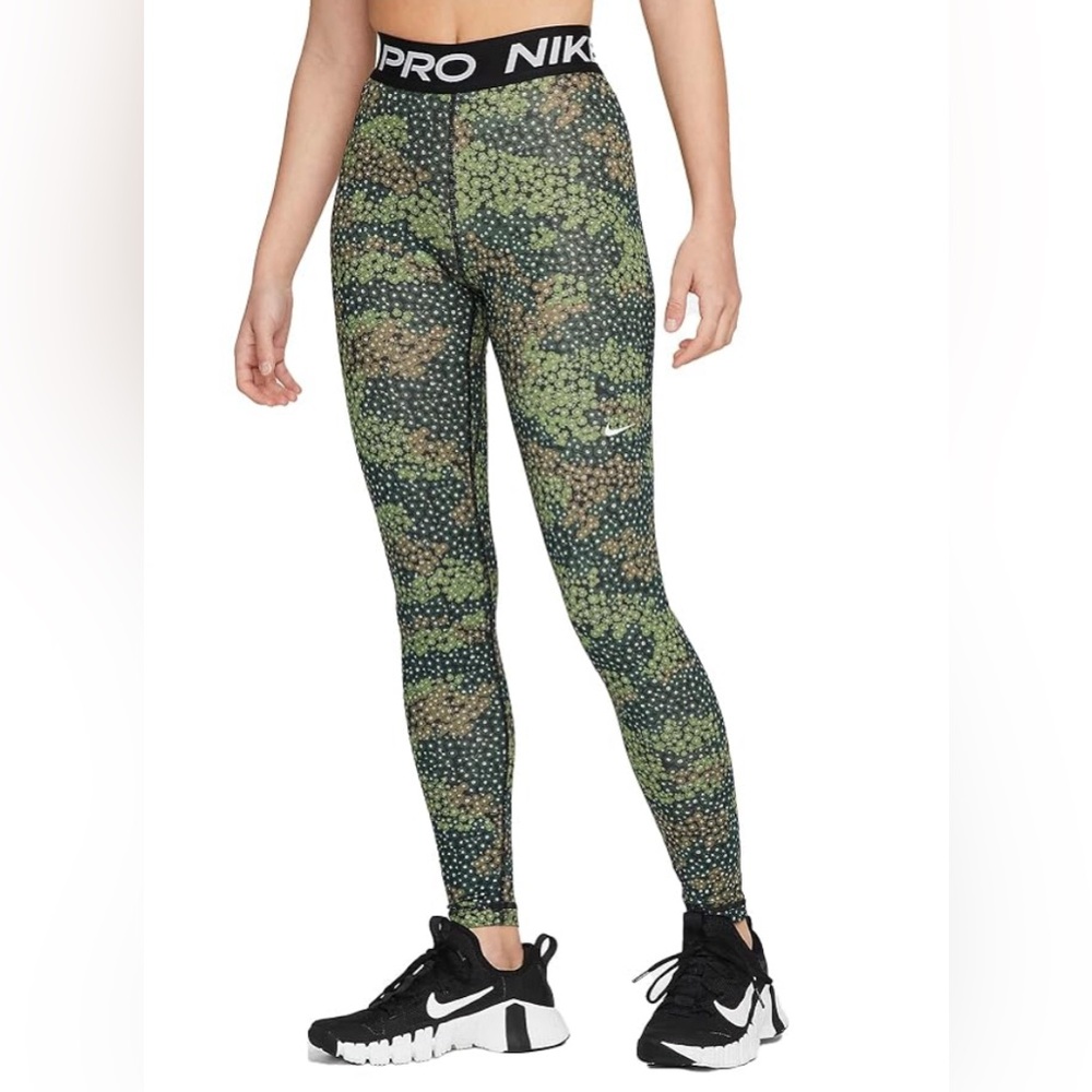 Nike Pro Women’s‎ Mid Rise Floral Printed Training Legging size Small